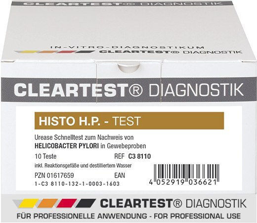 Servoprax Test zur Erkennung von Helicobacter pylori 20Stück mit der Urease-Methode