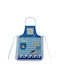 Afoi Giannakopouloi Waterproof Apron Blue