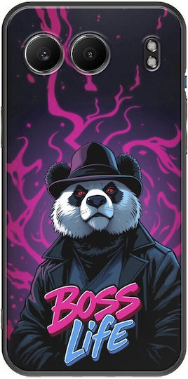 Калъф за телефон Boss Life Panda Oneplus Nord 4 5g Черен TPU Черен Силикон