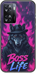 Boss Life Wolf Oppo A57s Schwarzes TPU Schwarzes Silikon Boss Life Wolf Oppo A57s Schwarzes TPU Schwarzes Silikon