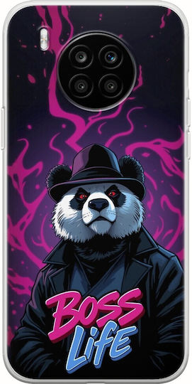 Boss Life Panda Huawei Nova 8i Гъвкав TPU Прозрачен Силикон