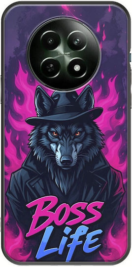 Boss Life Wolf Realme 12 5g Black Tpu Μαύρη Σιλικόνη