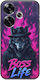 Boss Life Wolf Xiaomi Poco F6 5g Black TPU Black Silicone