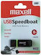 Maxell Speedboat 8GB USB 2.0 Стик Черен