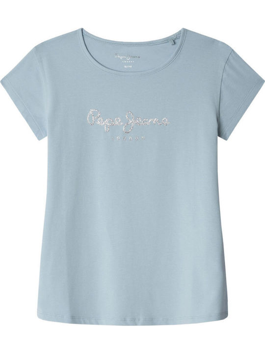 Pepe Jeans Kids' Shirt Short Sleeve Pale Blue H...