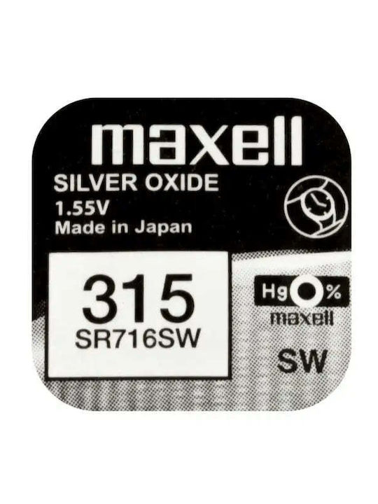 Baterie cu Buton de Argint Maxell Sr716 Sw 1.55v 315