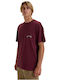 Stacked Arch T-shirt Burgundy