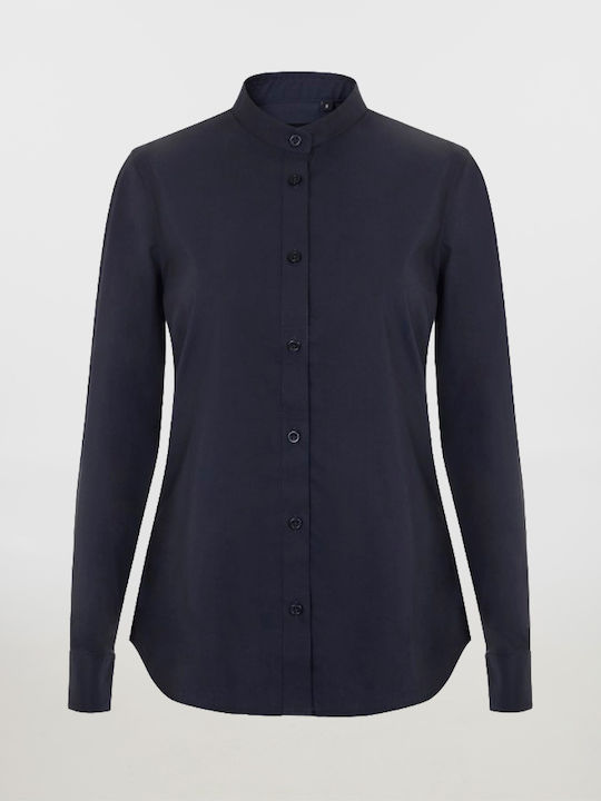 Damen Mao Stretch Langarmhemd Velilla Masta-405...
