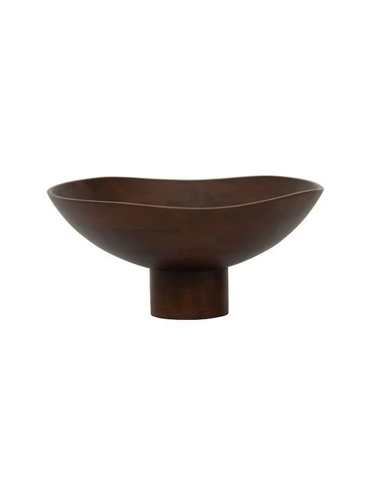 Urban Nature Culture Amsterdam Wooden Decorative Platter Brown 32x32x15cm