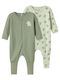Name It Set Babystrampler Langärmliges Sea Foam 2Stück