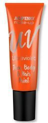Alpino Face Body Hair Paint Clear Orange