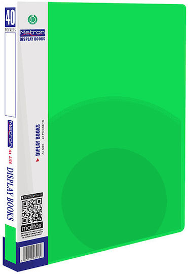 Metron A4 40-Position Fun Lime Clipboard