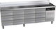 Fagor Raft Frigorific Din Oțel Inoxidabil 590lt Cu Sertar Și Mașină De Răcit 0/+8°C L224xA70xÎ85cm Acp-4g