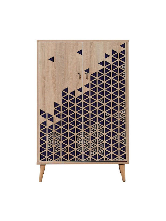Ξύλινη Παπουτσοθήκη Multibox 80x36x127cm