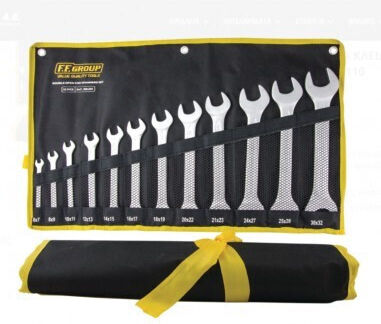 FFG Set of 12 German Wrenches with Head Sizes from 6mm to 32mm