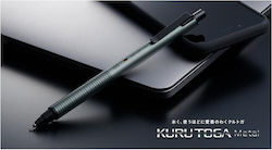 Uni Kuru Toga Metal Mechanical Pencil 0.5mm - Auto Lead Rotation With All-Metal Body (Phantom Grey)