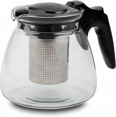 Τσαγιέρα με Φίλτρο Γυάλινη 900ml