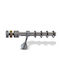 Enis by Domus Metallic Curtain Pole Kleopatra 3 Double with Rail Φ25mm 160cm Cleopatra
