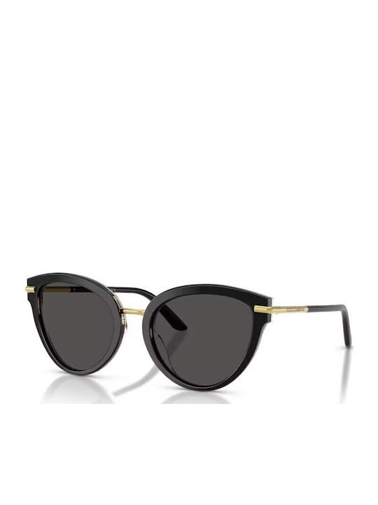 Dolce & Gabbana Дамски Слънчеви Очила с Черна Рамка и Черни Преливащи Стъкла DG4492 32998G