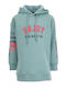 Kids Sweatshirt with Hood and Pockets Mint