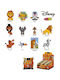 Φιγούρα Μπρελόκ Disney Lion King 3d Bag Clip Τυχαία Επιλογή 1pc