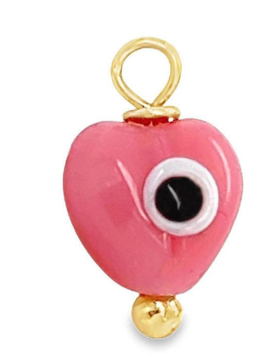 Xryseio Charm Ochi Protector Din Aur Galben 14 Carate