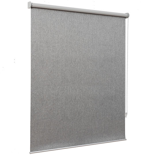 Central Home Ρόλερ Σκίασης Ολικής Συσκότισης Γκρι Π230xΥ80εκ.