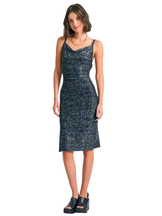 Sommer Midi Damenkleid FBL011-127-13 Mehrfarbig