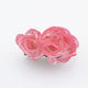 Elegant Fabric Flower Barrette - Fuchsia