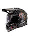 LS2 Pioneer II MX702 Rangi Adventure Black Pink Motorcycle Helmet On-Off ECE 22.06 1600gr with Sunvisor