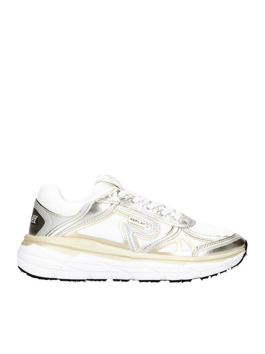 Replay Christal Jr Παιδικά Sneakers Λευκά