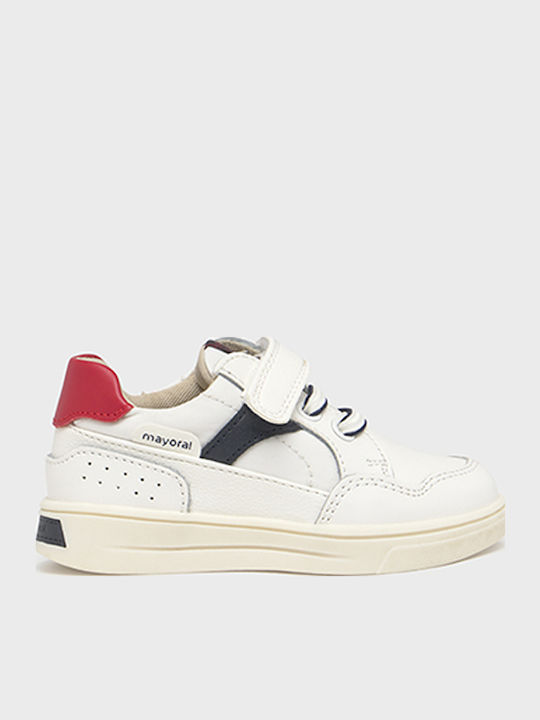 Mayoral City Παιδικά Sneakers με Σκρατς Λευκά