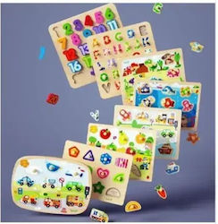 Ξύλινο Παιδικό Puzzle (Διάφορα Σχέδια) 1τμχ SDS