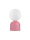 Megapap Albus Decorative Lamp with Socket for Bulb E14 Pink