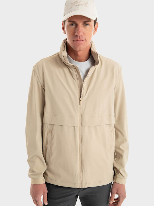 Hugo Boss Winter Jacke Softshell Wasserdicht und Winddicht Beige - Main Image