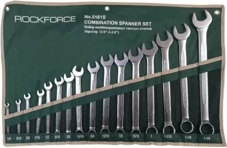 Set Chei Poligonale Germane Rockforce 1/4'' 1-1/4'' mm 16 Bucăți