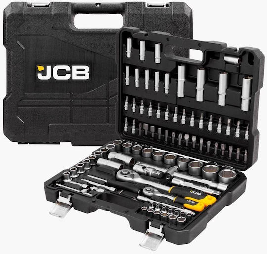 JCB Ратчетни и гнездови гарнитури 1\2" 94бр