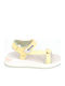 Women's Flat Sandals Sporty Yellow