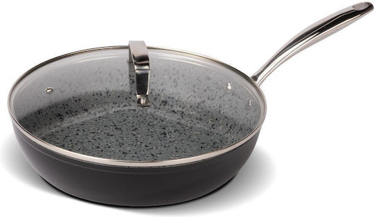 Lamart Granite Aluminum Pan with Lid with Non-Stick Interior Coating 28cm