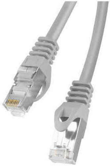 Lanberg F/UTP Кат.6 (Gigabit) Мрежов Кабел Ethernet 1.5м Сив