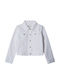 Kinder Jeansjacke White