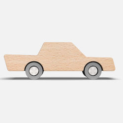 Waytoplay Wooden Pull Back Car Natural