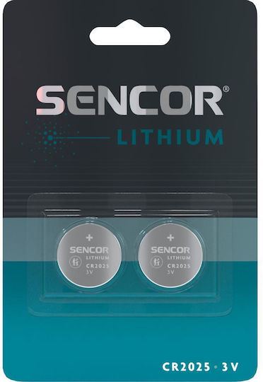 Sencor Batterien Lithium für Uhren CR2025 2Stück