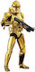 Star Wars Action Figure 1/6 Clone Trooper Gold Chrome Version Exclusive 30 Cm