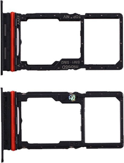 Samsung A16 5G A166 Държач за SIM карта + памет Син Оригинален сервизен пакет Gh98-49822a