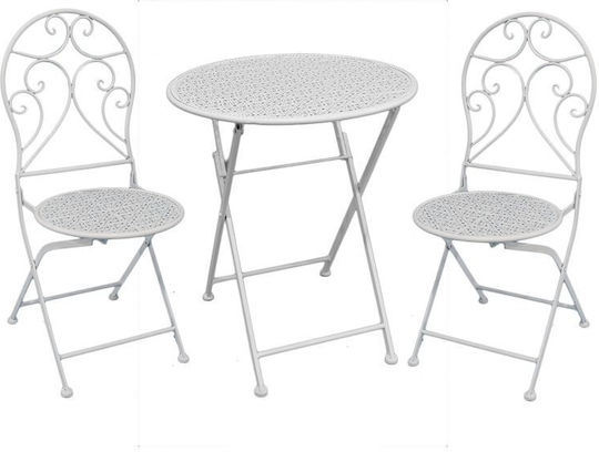 Garten- und Outdoor-Möbelsets für kleinen Raum 3 Stück Beige