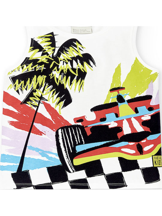 Kids' Shirt Sleeveless White