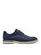 Men's Synthetic Leather Casual Shoes Blue