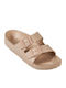 Frauen Flip Flops in Beige Farbe