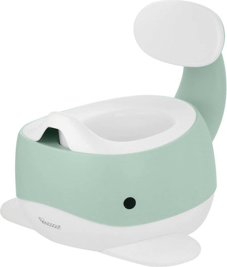 Kindsgut Potties Toilet Whale with Lid Green